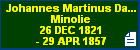 Johannes Martinus Dani�l Minolie
