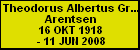 Theodorus Albertus Gradus Arentsen