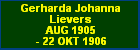 Gerharda Johanna Lievers