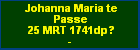 Johanna Maria te Passe