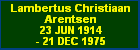 Lambertus Christiaan Arentsen