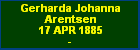 Gerharda Johanna Arentsen