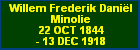 Willem Frederik Dani�l Minolie