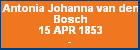 Antonia Johanna van den Bosch