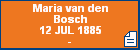 Maria van den Bosch