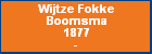 Wijtze Fokke Boomsma