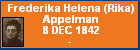 Frederika Helena (Rika) Appelman