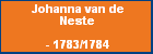 Johanna van de Neste