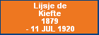 Lijsje de Kiefte