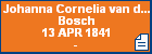 Johanna Cornelia van den Bosch