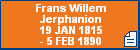 Frans Willem Jerphanion