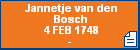 Jannetje van den Bosch