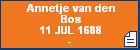 Annetje van den Bos