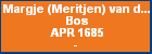 Margje (Meritjen) van den Bos