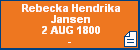 Rebecka Hendrika Jansen
