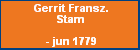 Gerrit Fransz. Stam