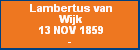 Lambertus van Wijk
