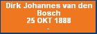 Dirk Johannes van den Bosch