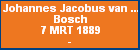 Johannes Jacobus van den Bosch