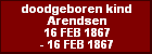 doodgeboren kind Arendsen