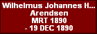 Wilhelmus Johannes Hendrikus Arendsen