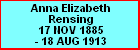 Anna Elizabeth Rensing