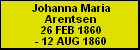 Johanna Maria Arentsen