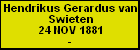 Hendrikus Gerardus van Swieten