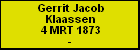 Gerrit Jacob Klaassen