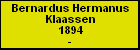 Bernardus Hermanus Klaassen