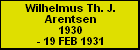 Wilhelmus Th. J. Arentsen