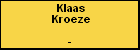 Klaas Kroeze