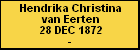 Hendrika Christina van Eerten