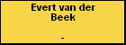 Evert van der Beek