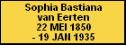 Sophia Bastiana van Eerten