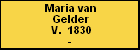 Maria van Gelder