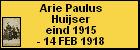Arie Paulus Huijser