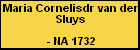 Maria Cornelisdr van der Sluys