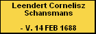 Leendert Cornelisz Schansmans