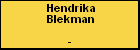 Hendrika Blekman
