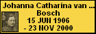 Johanna Catharina van den Bosch