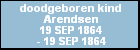 doodgeboren kind Arendsen