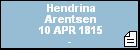 Hendrina Arentsen