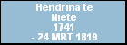Hendrina te Niete