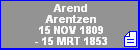 Arend Arentzen