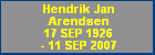 Hendrik Jan Arendsen