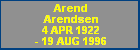 Arend Arendsen