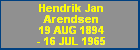 Hendrik Jan Arendsen