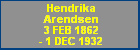 Hendrika Arendsen