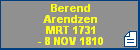 Berend Arendzen